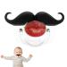 Vincenten mustache pacifier for toddlers - toddlers cute and novelty Schnuller - Soft and safe beard pacifier for babies and toddlers unisex