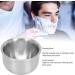 Tmishion Men's Stainless Steel Shaving Bowl - Professional Portable Soap Cup for Home & Salon | Perfect for Razor Foam & Grooming - Buy Online on GoSupps.com