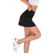 ODODOS Women's Athletic Tennis Skorts with Pockets - Black Large - Buy Online on GoSupps.com