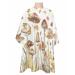 Fall Mushroom Barber Cape - Salon Hair Cutting Cape for Women Men Kids Adults Thanksgiving Autumn Maple Leaves Haircut Cape with Adjustable Elastic Neckline Hairdressing Stylist Cape Gown Accessories 1 piece 55x63 Inch White