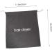CRILSTYLEO 1pc Hair Dryer Storage Bag Travelling Backpack Hair Dryer Bag Make up Organizer Bag Canvas Dark Grey - Buy Online on GoSupps.com
