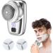 Mini Portable Electric Rotary Shaver | Waterproof USB Rechargeable Face Razor for Men - Buy Online on GoSupps.com
