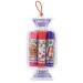 Lip Smacker Original & Best Candy Trio- Purple Gingerbread  Candy Cane  Soda Pop