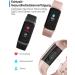 Toobur Fitness Tracker - IP68 Waterproof Activity Tracker with Heart Rate Monitor Sleep & Sports Modes - Compatible with Android & iOS - Pink Bracelet for Women - Buy Online on GoSupps.com