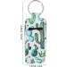 POPETPOP Lipstick Keychain Set - 5pcs Neoprene Lip Balm Holder Clips | Portable Cactus Design for Easy Carry & Style - Buy Online on GoSupps.com