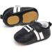 MASOCIO Baby First Walking Shoes | Anti-Slip Infant Trainer Sneakers 6-12 Months - Black - Buy Online on GoSupps.com