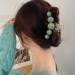 6 Pack Green Pearl Hair Claw Clamps - Non Slip Hair Barrettes for Women and Girls - Medium Small Sizes - Buy Online on GoSupps.com