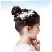 Angoily Hair Accessory for Women Crystal Ab Rhinestones Hair Rhinestones Womens Hair Clips Pearl Hair Barrettes Flower Girl Hair Clip Tiara Bridal Hair Comb Wedding Bride Accessories - Buy Online on GoSupps.com