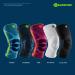 BAUERFEIND Knee Support with Silicone Ring - Adjustable All Black Knee Brace for Right or Left Leg - XXL Size - Ideal for Sports & Pain Relief - Buy Online on GoSupps.com