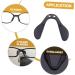 Gleavi 3ST Glasses Nose Pads U-Shaped Anti-Metal Cushions for Reading Glasses | Spare Parts for Comfort & Support | 3.6x3cm Ideal for Kids & Bike Use - Buy Online on GoSupps.com