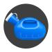 Male Urinal Portable Male Urine Bottles Non Spill Large Male Urinal -2000ML- Portable Mens Potty Pee Bottle Collector Travel Toilet xinyong