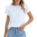 Shop Women's Casual T-Shirts - Short-Sleeved Summer Tops with Sweet Prints & Stripes - Perfect for Vacation | Plus Size XXL Available - Buy Online on GoSupps.com