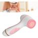 Electric Face Brush Waterproof Pore Deep Cleansing Silicone Facial Cleansing Brush for Salon (Pink) - Buy Online on GoSupps.com