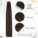 Buy Moresoo Invisible Tape Extensions - Real Hair Balayage Brown 50cm | Dark to Light Brown Adhesive Strips - Buy Online on GoSupps.com