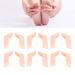 Jauarta 8 Pairs Toe Spreader for Bunion Relief - Flexible Sweat Resistant Toe Straightener (Light Skin Color) - Buy Online on GoSupps.com