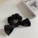Wendalern Black Headband Headwear Bow Bowknot Scrunchies Elastic Hair Ties Ropes Ponytail Holder Accessories Simple Ponytail for Women Girls - Buy Online on GoSupps.com