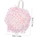 2pcs Exfoliating Bath Ball & Shower Pouf - Mesh Scrubber Sponge for Body Cleaning | Ideal for Girls - Bath Loofah Set - Buy Online on GoSupps.com