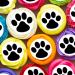 Black Paw Print 30 Cupcake Toppers Edible Wafer - cut out 4 cm diameter - Buy Online on GoSupps.com