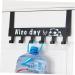 Alipis Over Door Clothes Hanger Rack Over Door Hooks Door Hanger Over Door Rack Coat Hanger Shelf Door Back medium Black - Buy Online on GoSupps.com