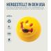 Outward Hound Planet Dog Orbee-Tuff Nooks - Yellow Smiley Snack Toy for Dogs | International Shipping - Buy Online on GoSupps.com