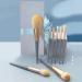 Professional Soft Makeup Brushes Set - Blue Eyeshadow & Eyebrow Brushes for Flawless Beauty - Buy Online on GoSupps.com
