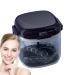 Buy Mundsichtui Transparent Storage Case - Hierarchical Hollow-out Bracket Box with Mirror Brush | Food Quality Travel Utensils | Mouth & Night Protection in Orozonit Sapphire Blue - Buy Online on GoSupps.com