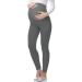 Be Mammy Women's Maternity Long Leggings 02 XL Medium Melange