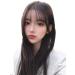 BGHJUE Long Black Straight Wig for Women - Natural Bangs Full Headgear & Realistic Hair Sets - Perfect for All Occasions - Buy Online on GoSupps.com