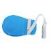 Fixed Restraint Gloves for Elderly | Anti-Scratch Non-Sterile Palm Protectors with Soft Plate Strap (Blue) - International Shipping Available - Buy Online on GoSupps.com
