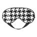 Houndstooth Black print Unisex Sleeping Eye Mask Soft Blocking Eye Mask Adjustable Strap Sleeping Face mask