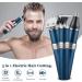 Pro Hair Clipper 3 in 1 Electric Hair Clippers Nose Beard Trimmer Portable Hair Styling Shavers Hair Cutting(Blue) - Buy Online on GoSupps.com
