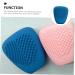 TEHAUX Silicone Makeup Brush Covers - Portable Blush Protectors for Travel | Clean & Durable 6.4x5cm Blue - Buy Online on GoSupps.com