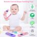 Buy Aolso Baby Biting Toys - 2-Piece Silicone Remote Control Teething Rings & Pacifier Clips (Pink/Purple) - Safe & Durable for Teething Relief - Buy Online on GoSupps.com
