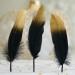 50pcs Dipped Gold & Silver 6-8 inch Goose Feathers for Crafts and Apparel - Gold & Black Feathers - Buy Online on GoSupps.com
