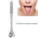 Buy Stainless Steel Tongue Scraper Set - 2pcs for Fresh Breath & Oral Care | International Shipping Available - Buy Online on GoSupps.com