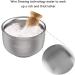 Anbbas 4.1" Lathering Foam Shaving Bowl - 3-Layer Heat Preservation Food-Grade 304 Stainless Steel Mug for Men s Close Shave - Buy Online on GoSupps.com
