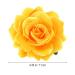 BinaryABC Yellow Artificial Rose Flower Hairpin & Brooch for Women Party - Buy Online on GoSupps.com