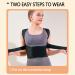Adjustable Back Straightener Posture Corrector - Unisex Spine Support Belt for Improved Posture - Buy Online on GoSupps.com