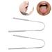 Buy Lantro JS U-Shaped Stainless Steel Tongue Scraper | Fresh Breath & Oral Health - Buy Online on GoSupps.com