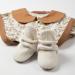 Sonsage Infant Snow Boots | Anti-Skid Sole Ankle Booties for Newborn | Winter Warm Crib Shoes 6-12 Months | White - Buy Online on GoSupps.com
