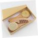 Toyvian Baby Bath Set: Wooden Hair Brush, Scrubber, and Grooming Comb for Infant Bath Time - Buy Online on GoSupps.com