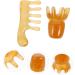 Shop Magiclulu 8-Pc Face Massage Comb Set | Resin Gua Sha & Acupuncture Tools for Muscle Pain Relief & Facial Massage International Shipping Available - Buy Online on GoSupps.com
