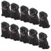 COHEALI 10pcs Dog Beads Baby Accessories Black Beads Silicone Beads Silica Gel Black Teether Baby Food Grade Black 3.1x2.3cm