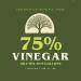 Ecoxall 75% Pure Vinegar - 1 Gallon Industrial Strength Natural Cleaner | 100% Concentrated Bleach & Ammonia Alternative - Eco-Friendly Solution - Buy Online on GoSupps.com