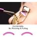 Luxspire Pink Eyelash Pliers - Professional Metal Curlers with Silicone Replacement Pads for All Eye Shapes - Perfect for Eyelash Lifting - Buy Online on GoSupps.com