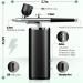 Qseenlnoy Portable Rechargeable Wireless Airbrush with Compressor Fit for Face Beauty Nail Art Black - Buy Online on GoSupps.com