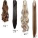 Shop Synthetic Claw Fake Ponytail Wig | Black Brown Hair Extensions 18-26 inch for Women - Buy Online on GoSupps.com