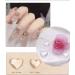 200 Pcs Clear Heart Nail Art Charms - Love Hearts Rhinestones for Acrylic Nails - DIY Manicure Decoration Accessories - Buy Online on GoSupps.com