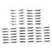 FOMIYES 36 Pairs Glitter Eyeliner Eye Skin Sticker Self-adhesive Eyeliner Sticker Miss Adhesive Tape Flash