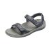 Orthofeet Women's Anatomical Two-way Strap Classic Sandals Malibu 6 Black